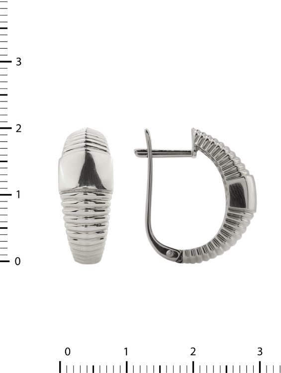 Серьги из белого золота 585 пробы