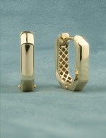 Серьги из лимонного золота