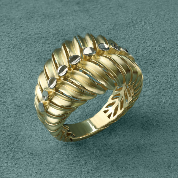 Кольцо из лимонного золота 585 пробы