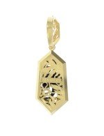 Подвеска из лимонного золота