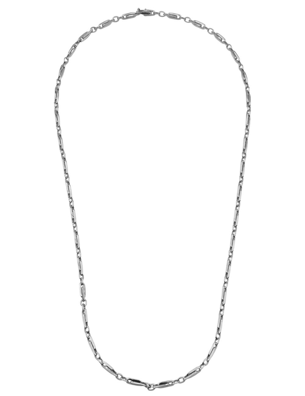 Цепь из белого золота