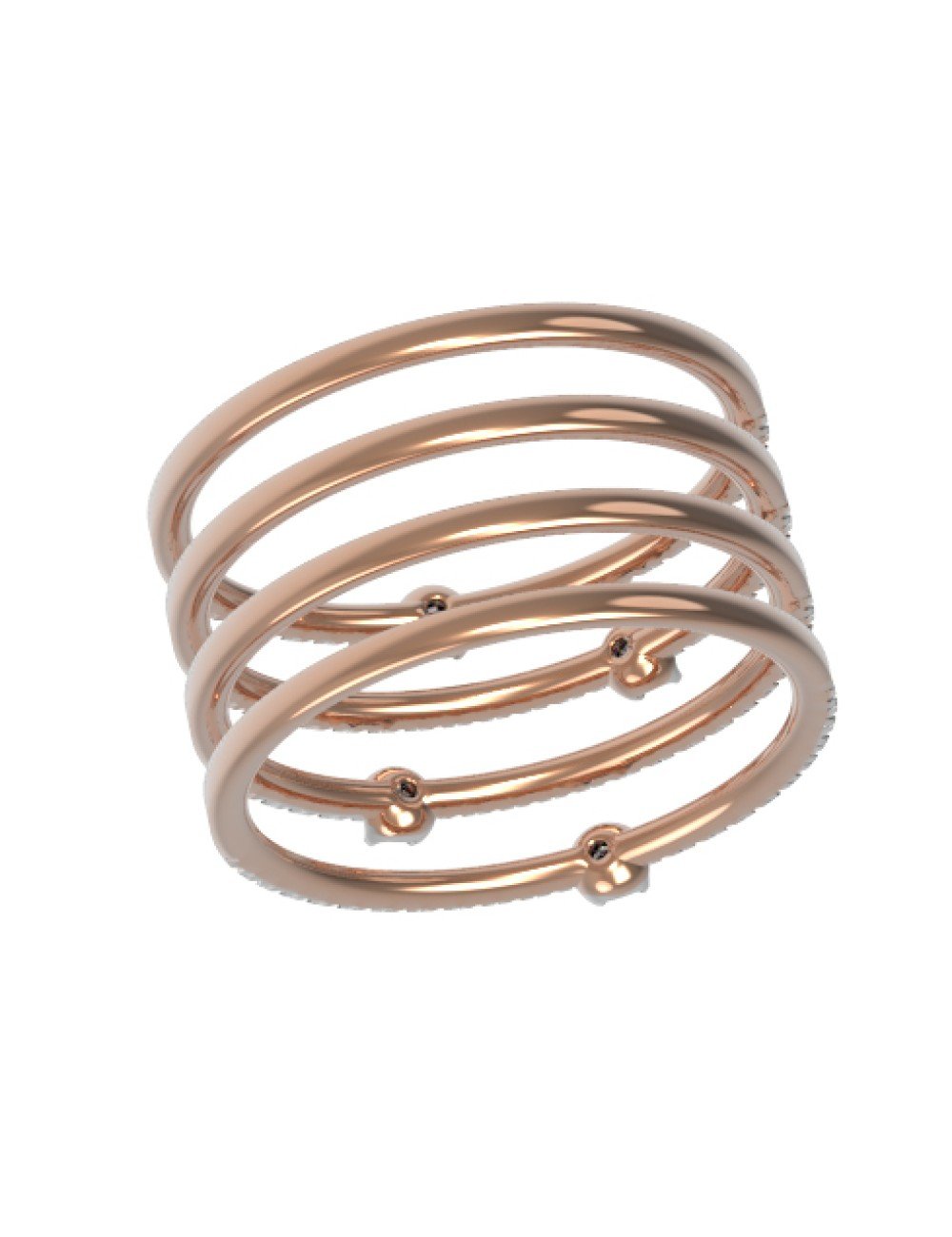 Кольцо из золота c бриллиантами