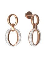 Серьги из золота c бриллиантами