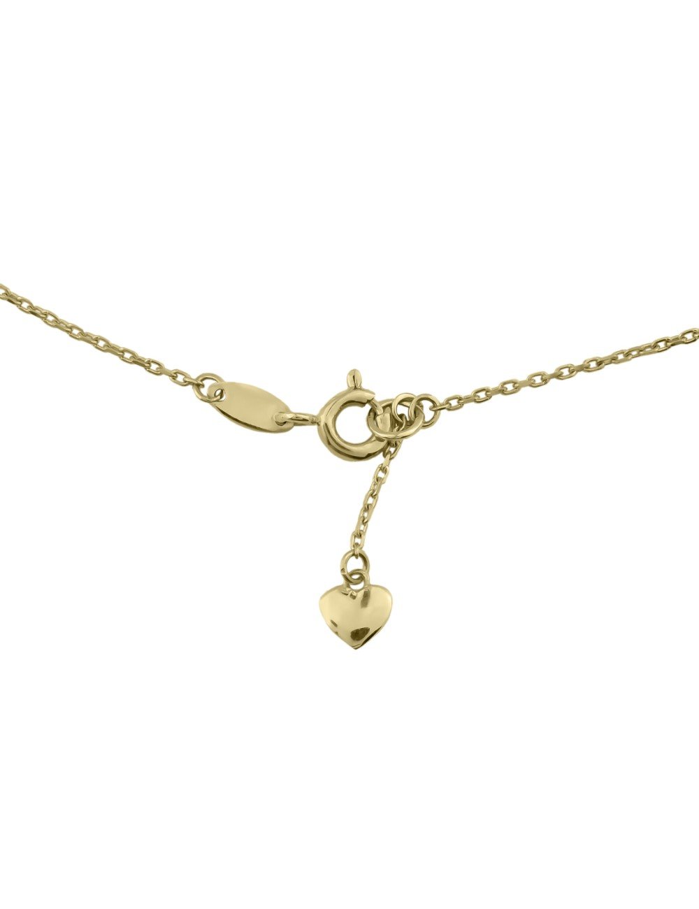 Колье из лимонного золота c бриллиантами