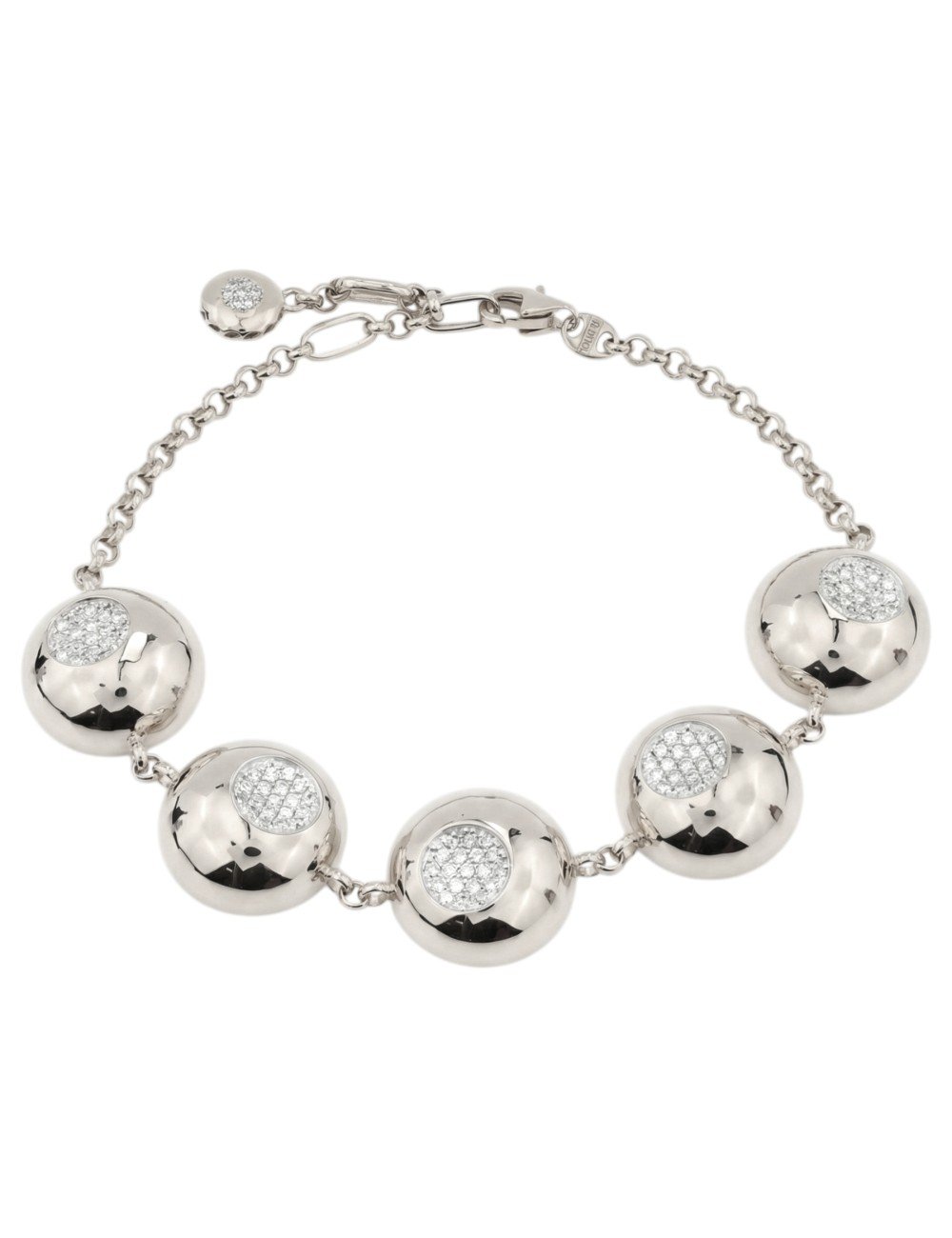 Браслет из белого золота c бриллиантами