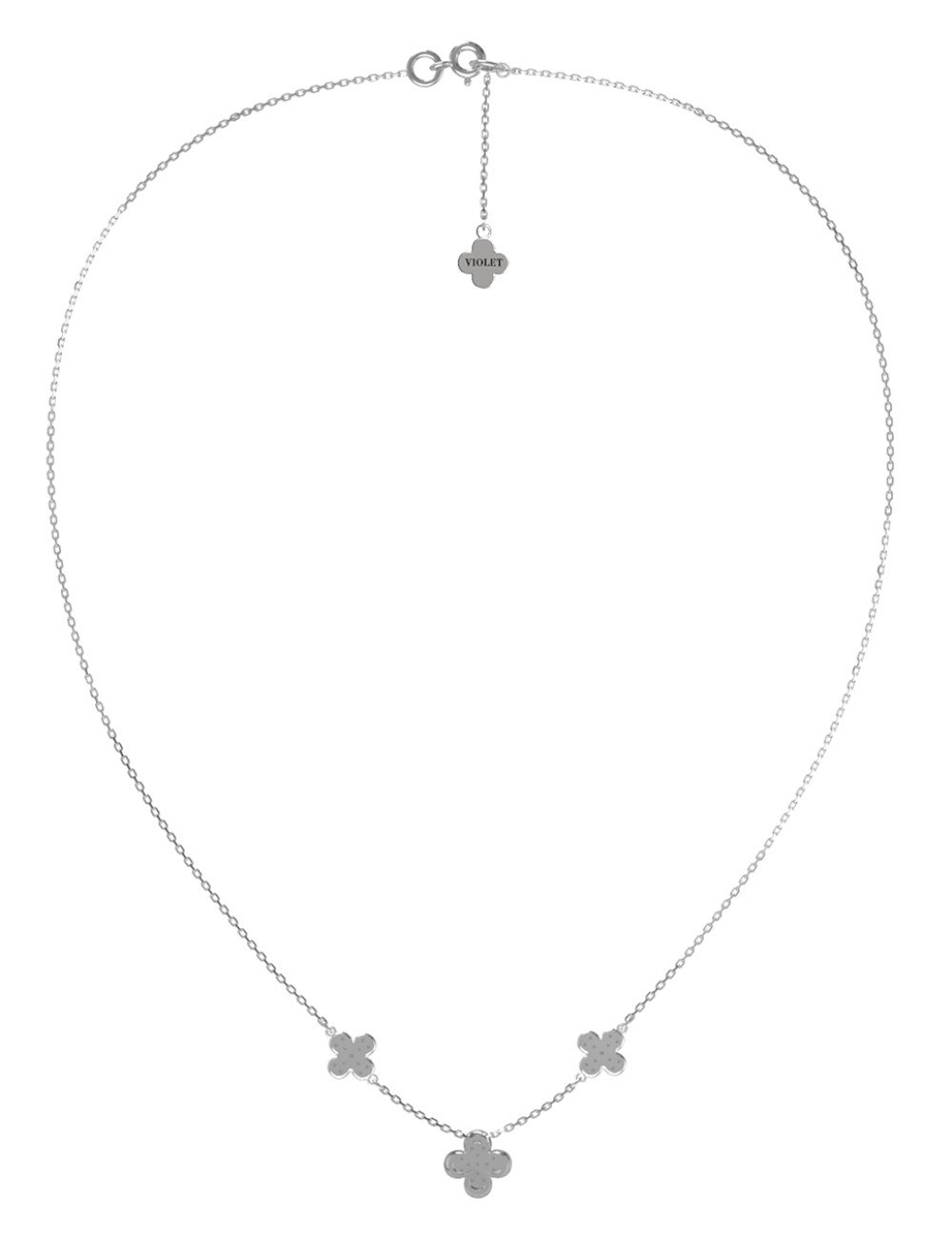 Колье из белого золота c бриллиантами