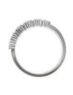 Кольцо из белого золота c бриллиантами