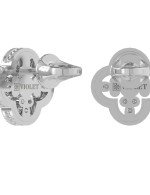 Серьги из белого золота c бриллиантами