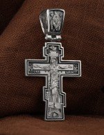 Крест из белого золота