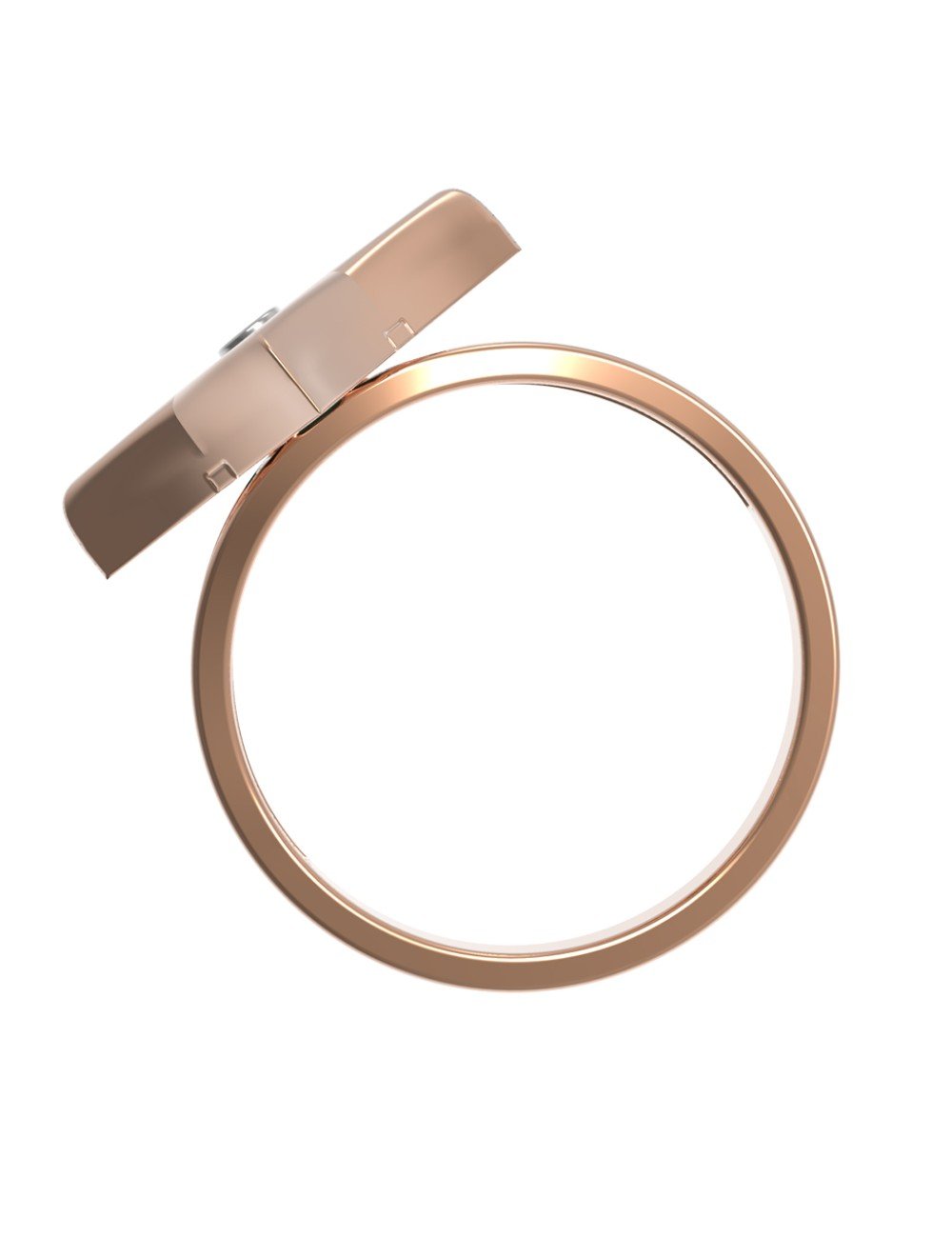 Кольцо из золота c бриллиантами и бирюзой