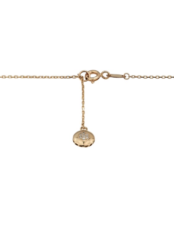 Колье из красного золота 585 пробы c бриллиантами