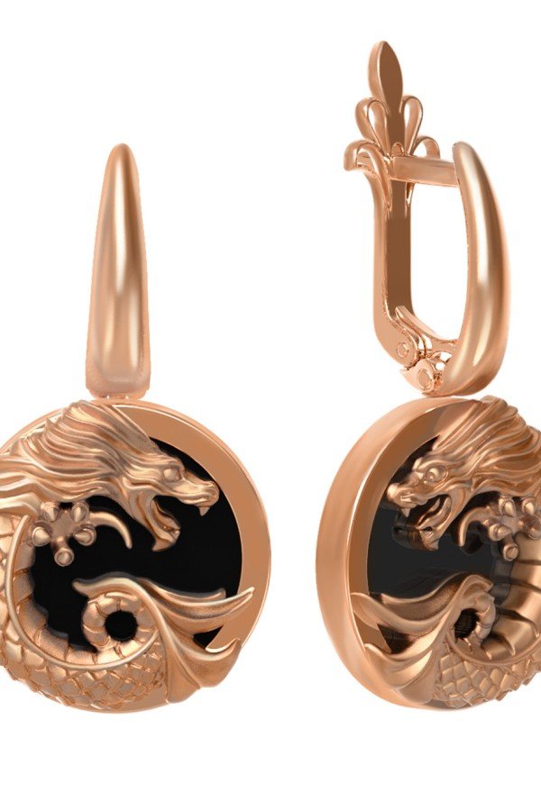 Серьги из золота 585 пробы