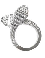 Кольцо из белого золота c бриллиантами