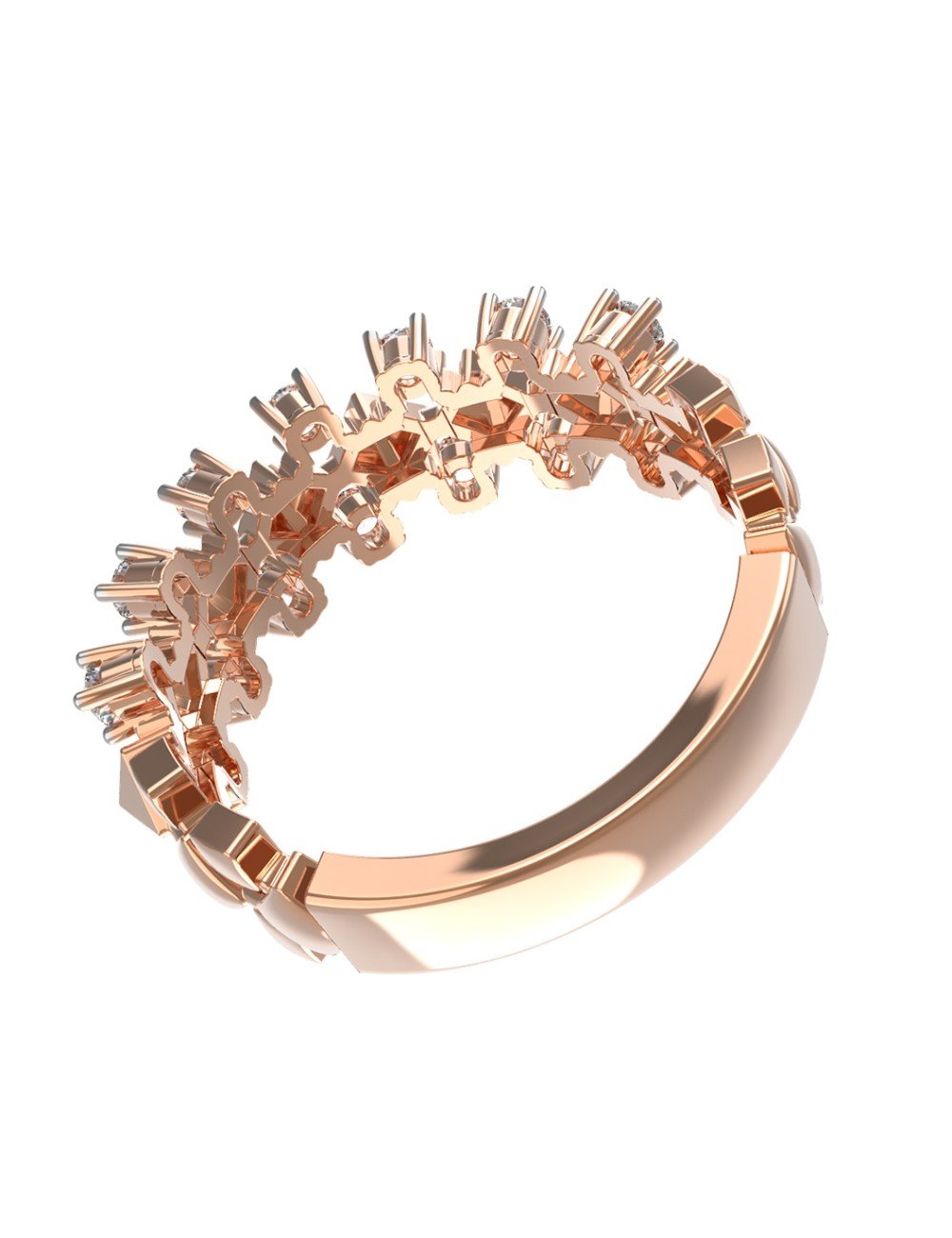 Кольцо из золота c бриллиантами