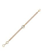 Браслет из золота c бриллиантами и перламутром