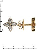 Серьги из золота c бриллиантами