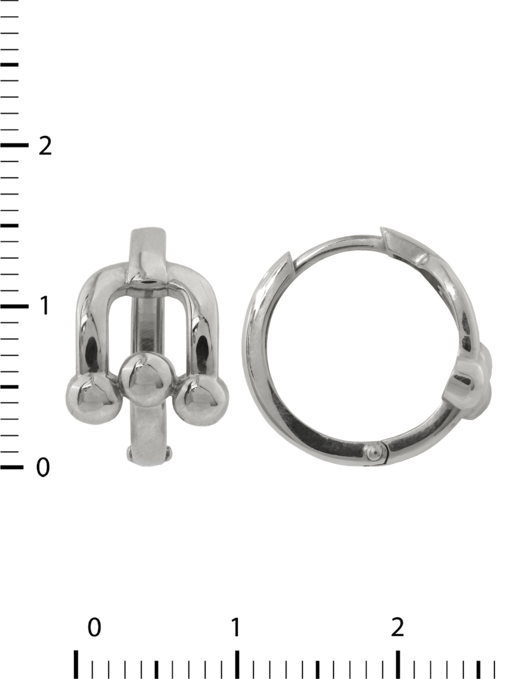 Серьги из белого золота 585 пробы