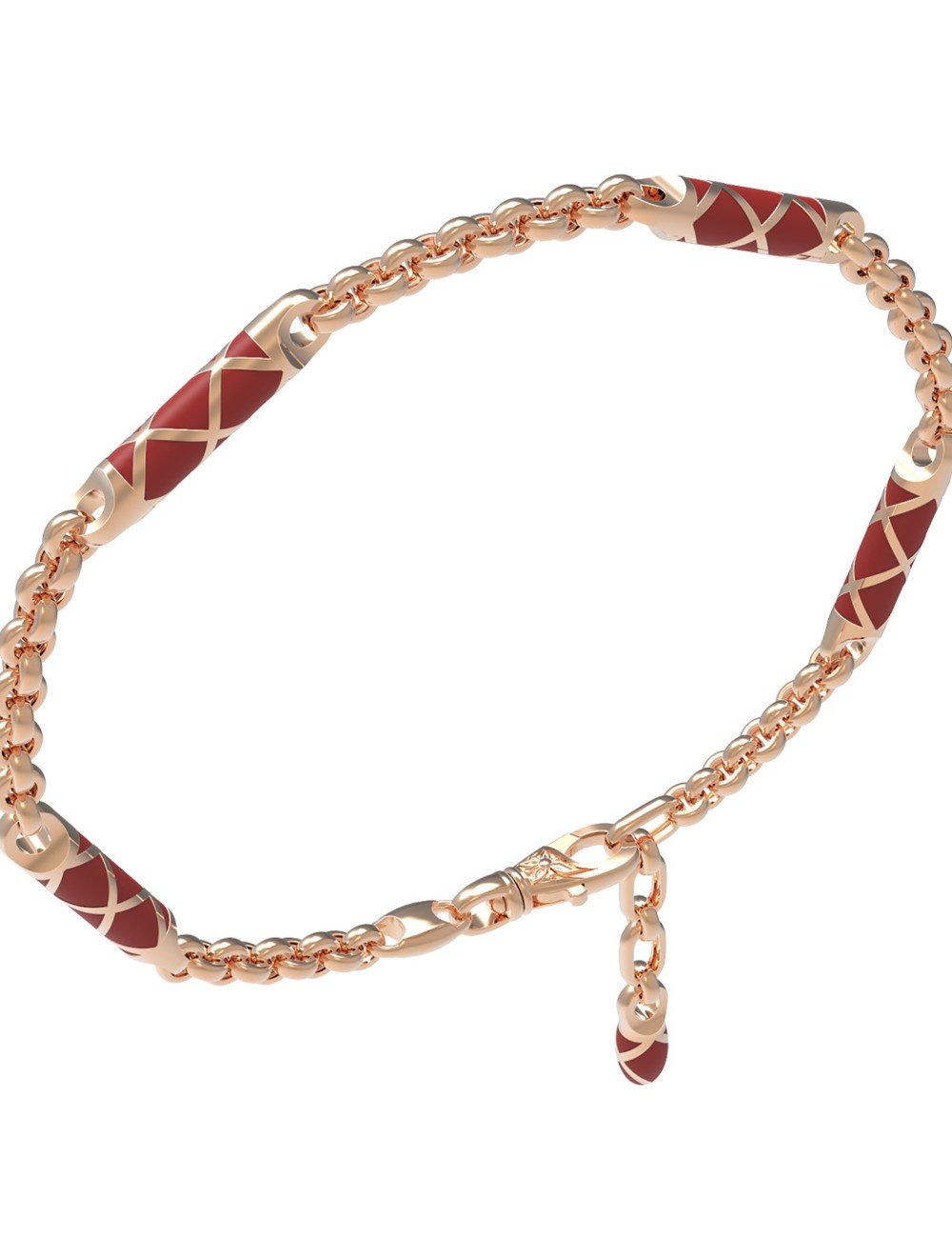 Браслет из золота c эмалью