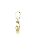 Подвеска из лимонного золота c бриллиантами, малахитом и перламутром