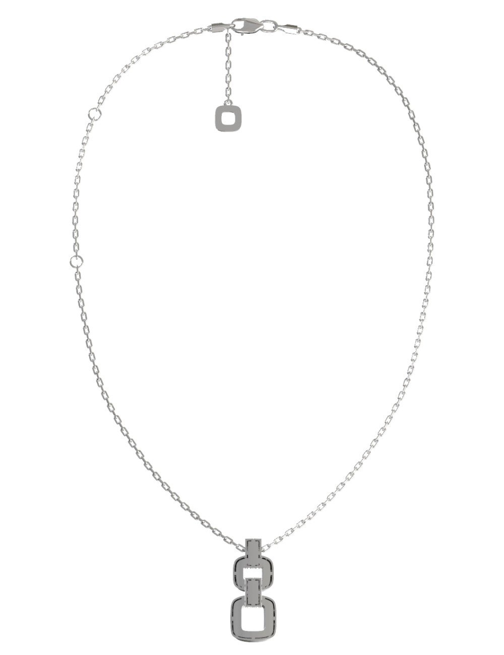 Колье из белого золота c бриллиантами