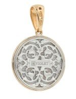 Подвеска из золота c эмалью