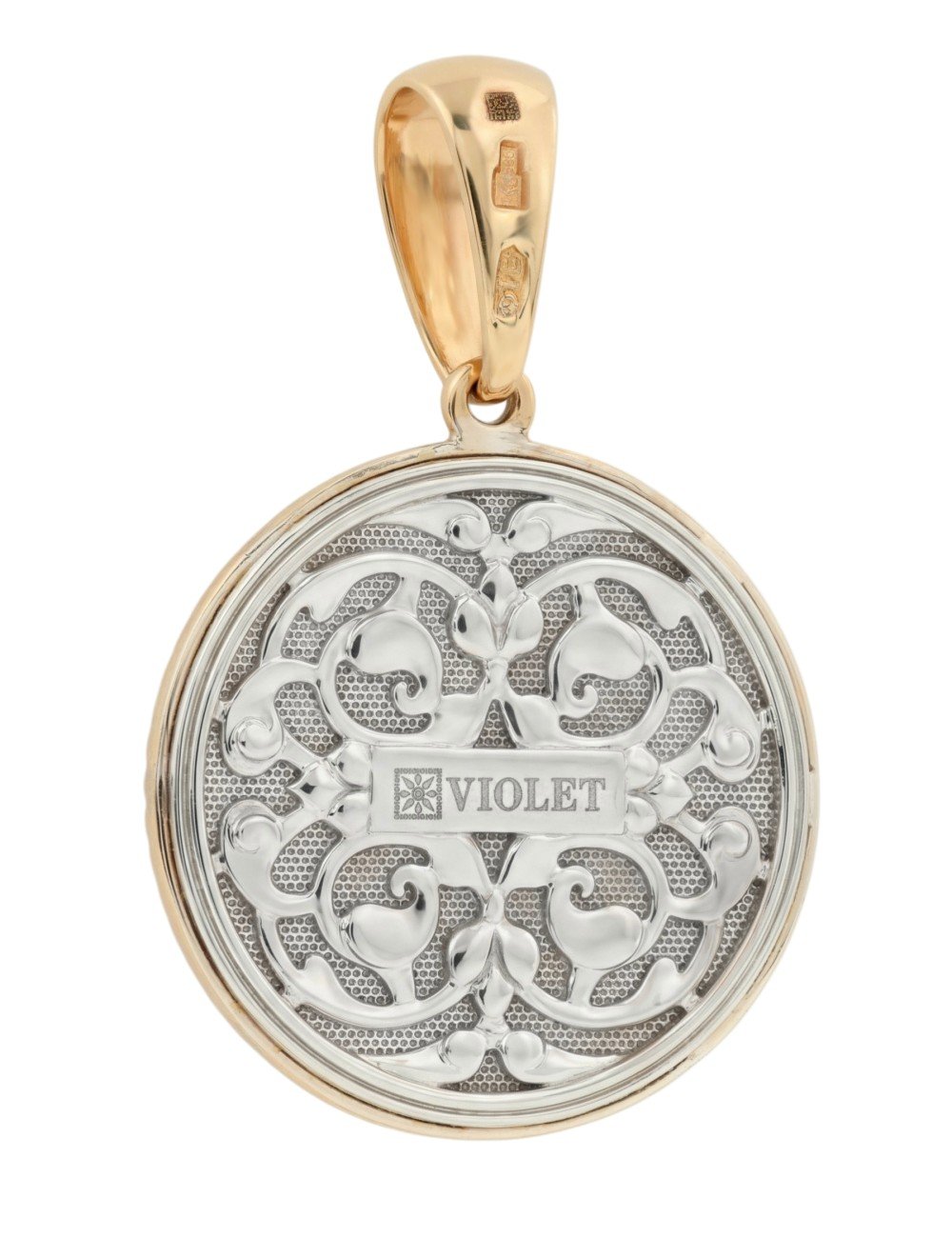 Подвеска из золота c эмалью