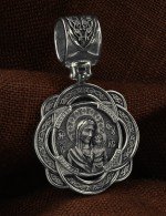 Образок из белого золота