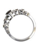 Кольцо из белого золота c бриллиантами