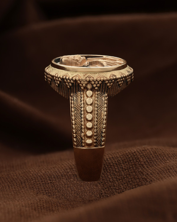 Кольцо из красного золота 585 пробы