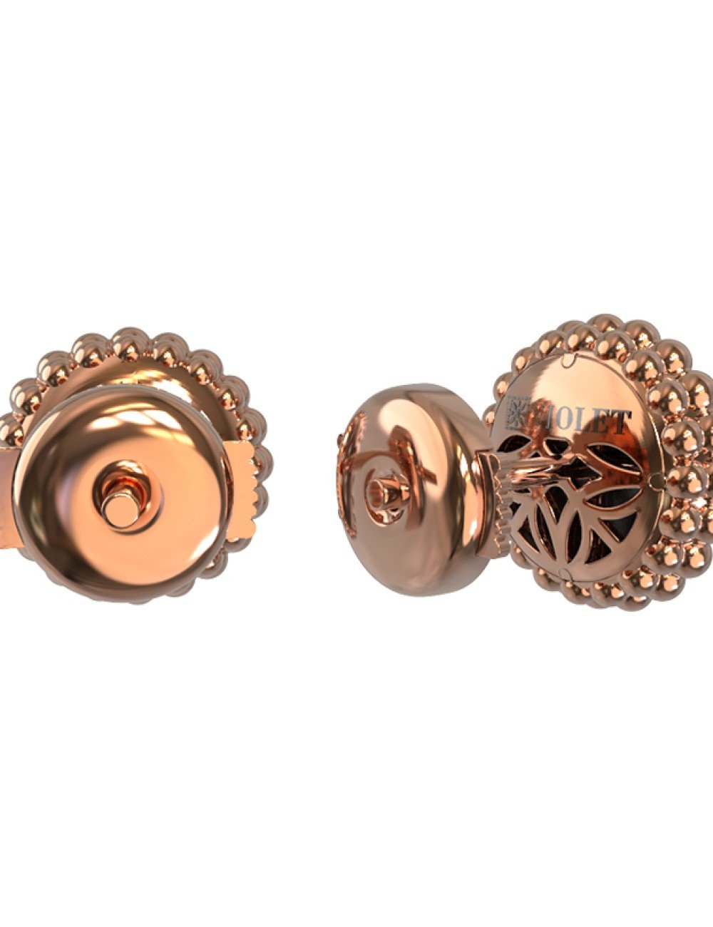 Серьги из золота c ониксом