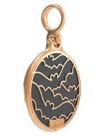 Подвеска из золота c эмалью и ониксом