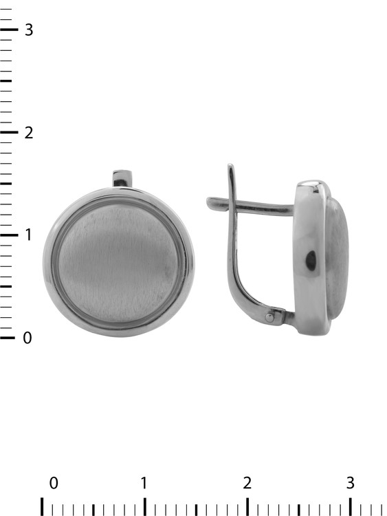 Серьги из белого золота 585 пробы