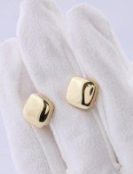 Серьги из лимонного золота 585 пробы