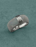 Кольцо из белого золота