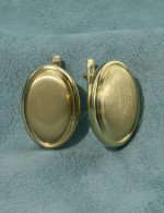 Серьги из лимонного золота