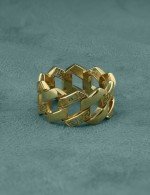 Кольцо из лимонного золота