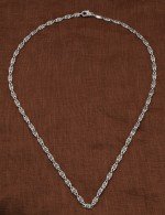 Цепь из белого золота