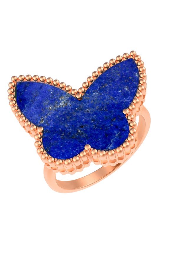 Кольцо из золота c лазуритом