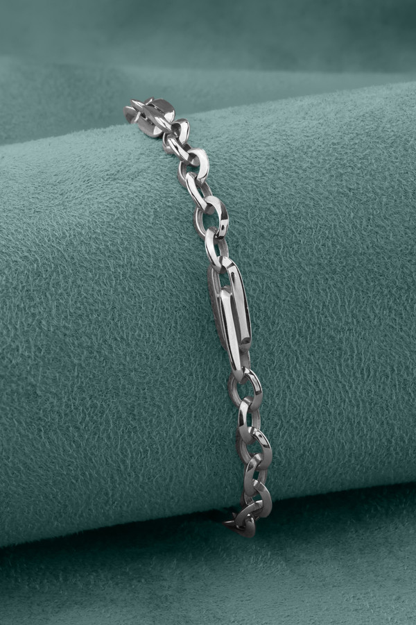 Браслет из белого золота 585 пробы