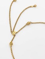 Колье из лимонного золота c ониксом