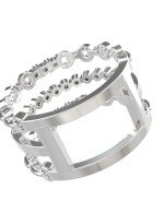 Кольцо из белого золота c бриллиантами