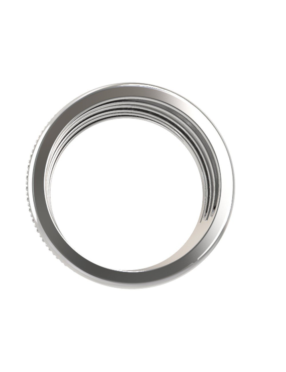 Кольцо из белого золота c бриллиантами