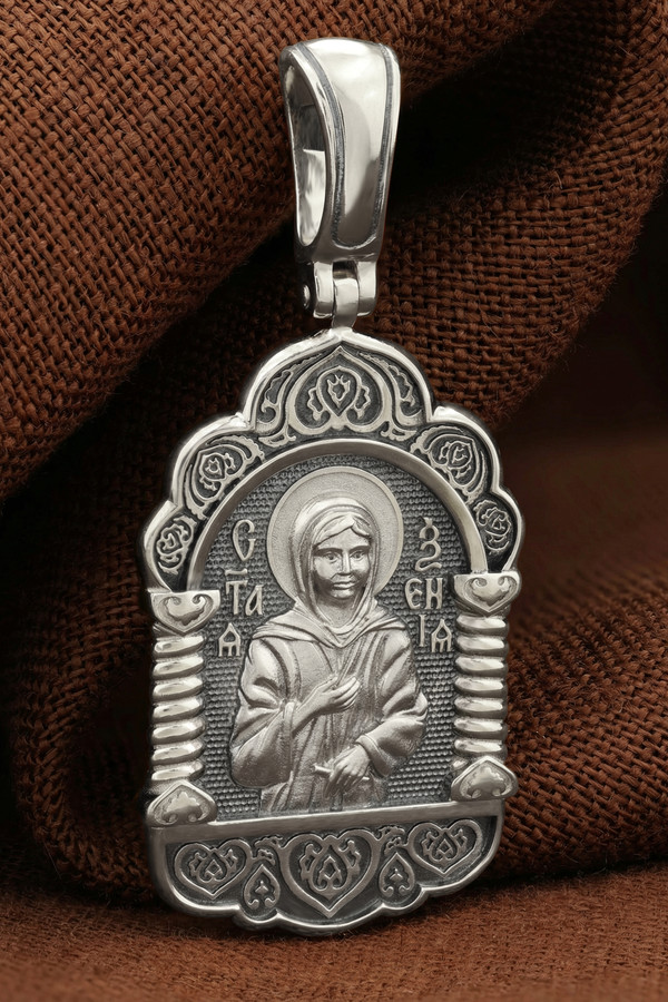 Образок из белого золота 585 пробы