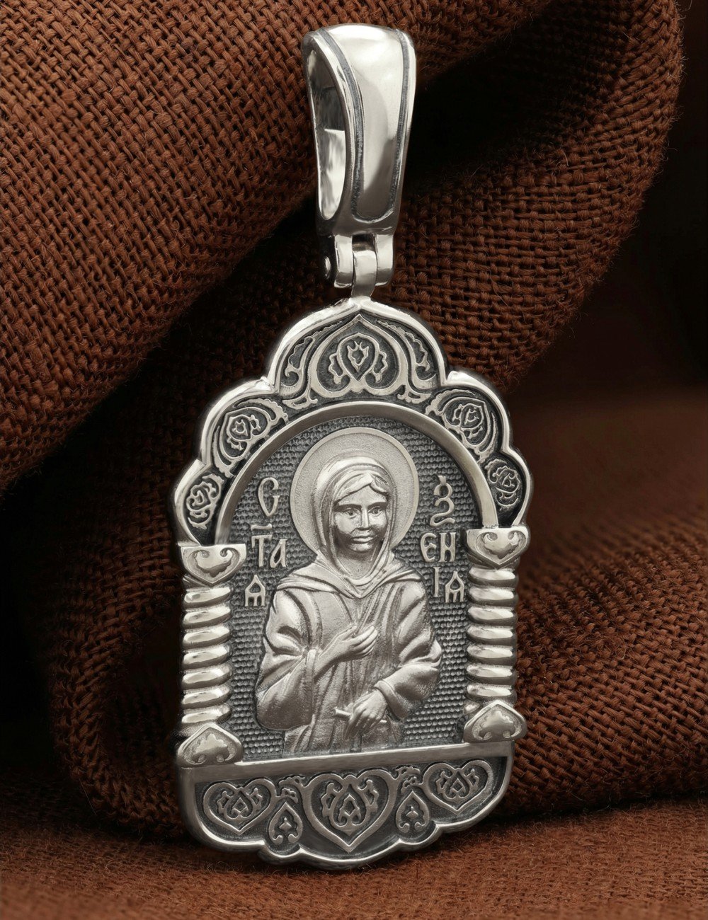 Образок из белого золота