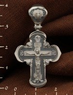 Крест из белого золота