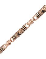 Цепь из золота c эбеновым деревом