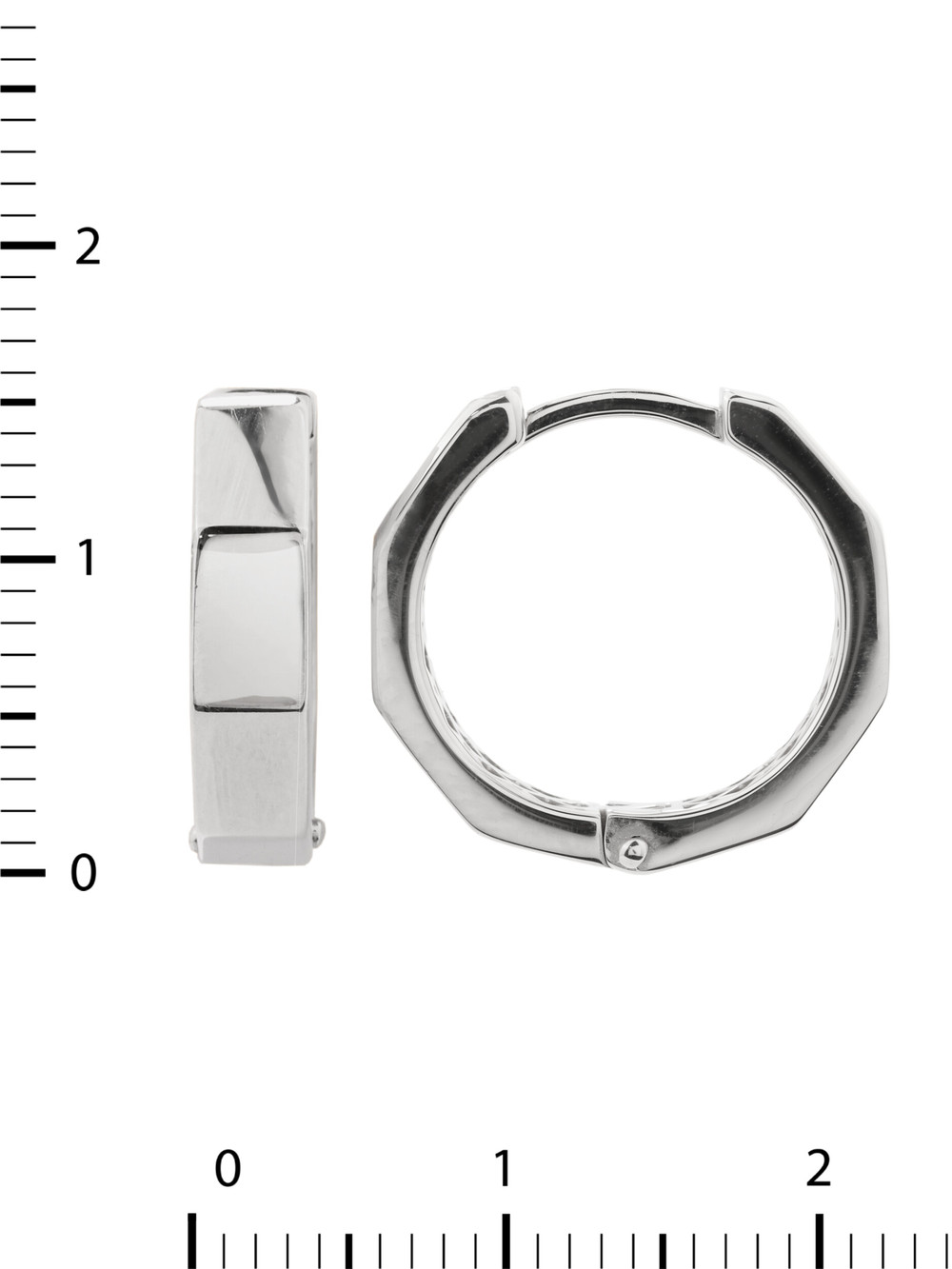 Серьги из белого золота 585 пробы