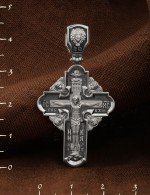 Крест из белого золота