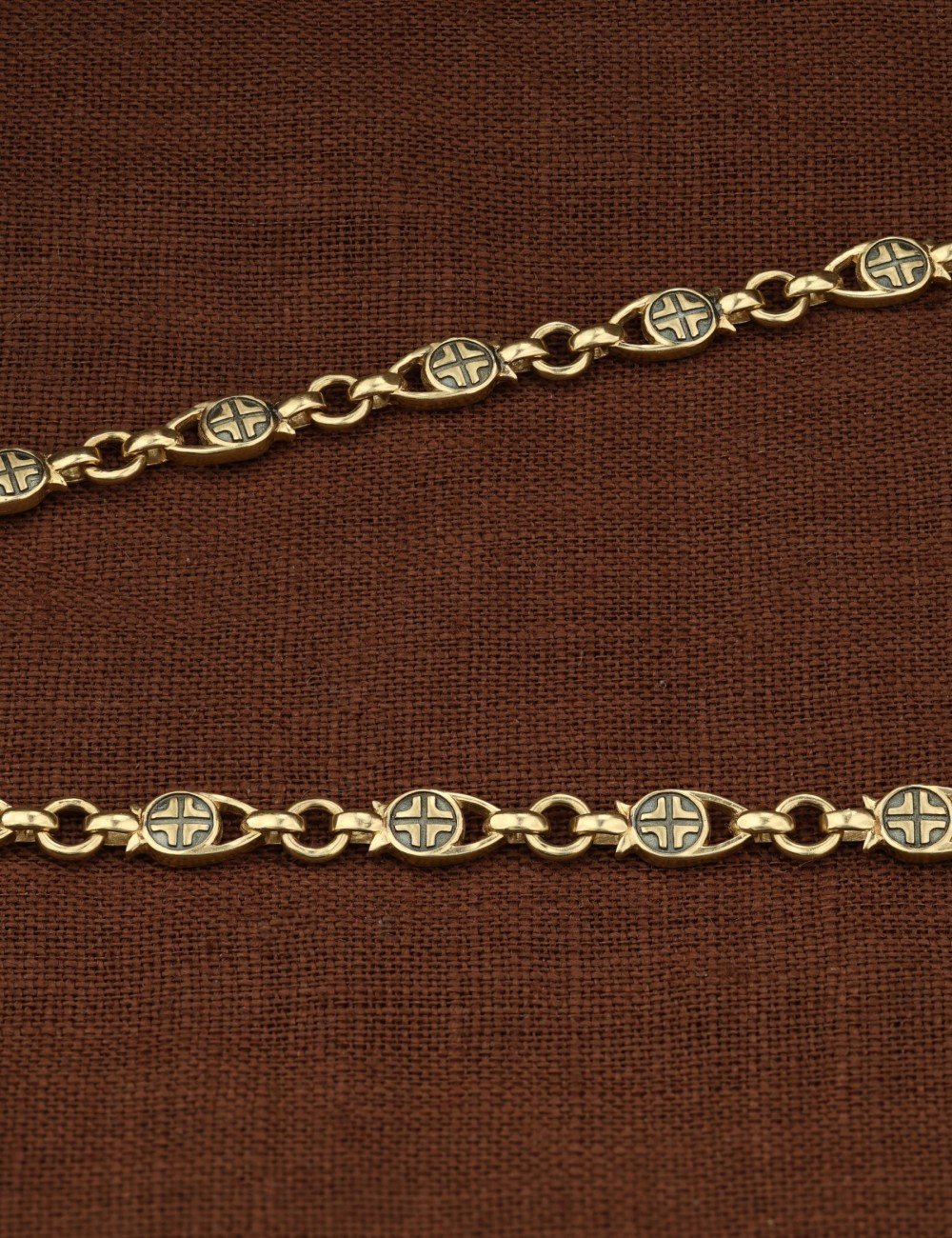 Цепь из лимонного золота