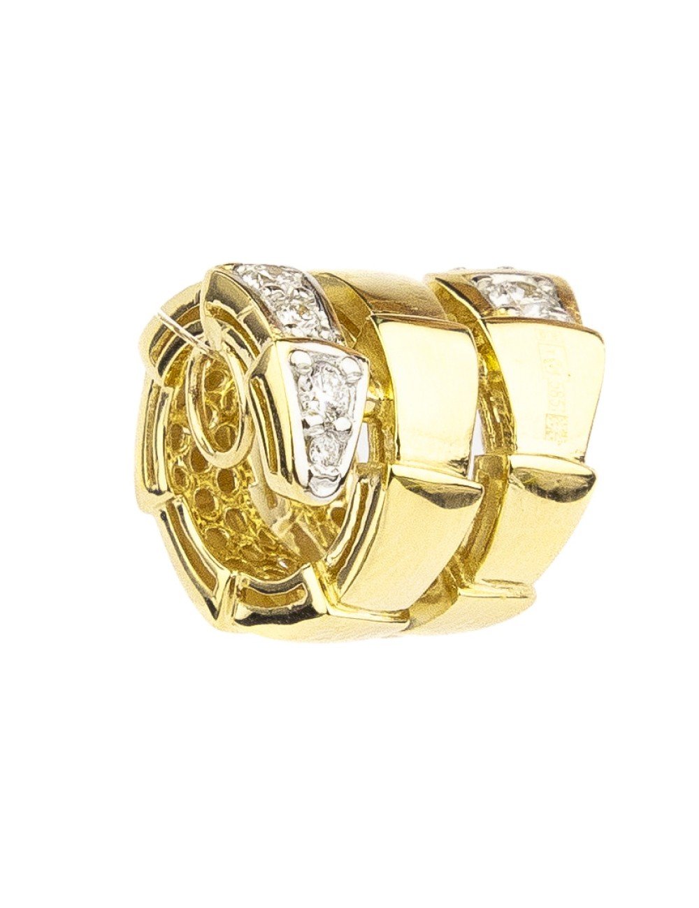 Подвеска из лимонного золота c бриллиантами